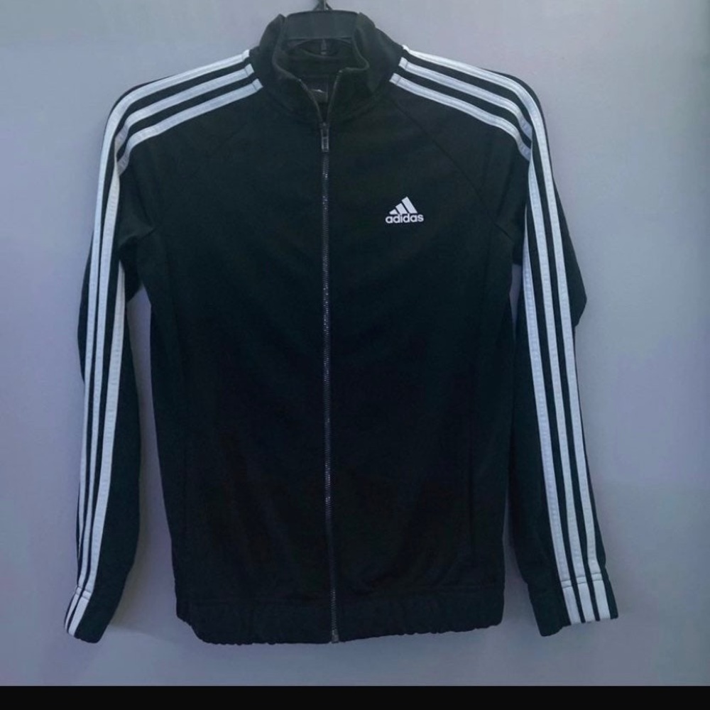 Adidas 3-Stripes lightweight zip up jacket